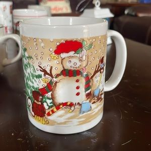 Snowman coffee cup